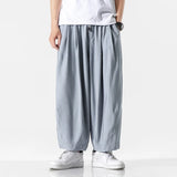WIAOFELLAS  -  Spring Summer Men's Harem Pants Harajuku Casual Trousers Man Jogger Sweatpants Streetwear Solid Hip Hop Loose Ankle Length Pants