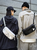 WIAOFELLAS  -  Lightweight Ultra-thin Chest Bag 3M Reflective Design Messenger Bag Multi-function Outdoor Waist Bag Waterproof Phone Bag Men