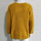 WIAOFELLAS  -  Men's Sweater Autumn And Winter New Round Neck Solid Color Fashion Simple Casual Large Size Sweater