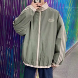 WIAOFELLAS  -  Men's Ins Versatile Jackets Student Sports Trend Loose Casual Clothes