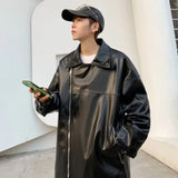 Wiaofellas  -  Male Coats Leather Men's Bomber Jackets Spring Autumn High Quality Y2k New In Fast Delvery Joker Cheap Clothes Offer Aesthetic