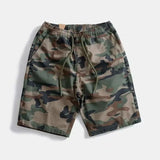 Wiaofellas  -  Summer American Trendy Men's Workwear Shorts Heavyweight Loose Retro Casual Pocket Five Quarter Pants Straight Leg Shorts Man