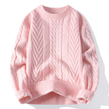 WIAOFELLAS  -  Hipster Sweater Men Fall Winter Fleece Thickening Hipster Sweater Men Loose High-grade Lazy Spring Comfort Warm Pajamas