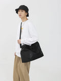 WIAOFELLAS  -  Fashion Brand Messenger Bag Male Ins Large Capacity Student Shoulder Bag Couple Tote Bag Sports Shoulder Bag Simple Handbag