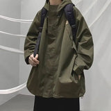 WIAOFELLAS  -  Stormtrooper Jacket for Men Fat and Versatile with a Big Belly and a Slimming Effect
