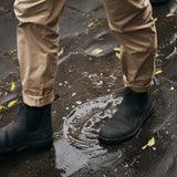 WIAOFELLAS  -  Fashion Men's Shoes Boots Vintage Casual Chelsea Boots PU Men's Ankle Boots Male Casual Shoes Plus Size 35-49 Boots