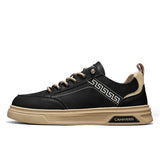 WIAOFELLAS  -  Leather-covered Non-slip Walking Casual Board Shoes All New Wear-resistant Flat Student Single Shoes Trend Four Seasons