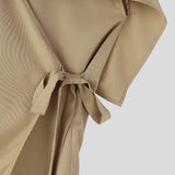 Wiaofellas  -  Men's Shirt Solid Color Pleated Sleeveless Shawl Tops Streetwear Summer Loose Camisas Masculina Fashion Men Clothes