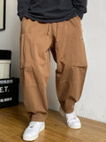 WIAOFELLAS  -  Spring Wide Men Pants Korean Trousers Oversize Cotton Streetwear Male New Cargo Pants Casual Men Clothing Sweatpants C05