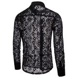 WIAOFELLAS  -  Cross Border Foreign Trade Spring and Autumn Men's Shirts with Solid Color Design Long Sleeved Lapel Shirts