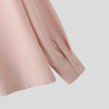 Wiaofellas  -  Men Shirt Lapel Long Sleeve Zipper Solid Color Casual Men Clothing Streetwear Spring Fashion Leisure Tops Camisas