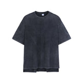 WIAOFELLAS -  Summer Mens Fashion Solid Color Lose T Shirts Male Casual Short Sleeve Pullover Tees Male Basic T-shirt Male Tees Tops V33