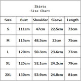 Wiaofellas  -  Men's Retro Striped Short Sleeve Shirt Summer Lightweight Loose Fit Casual Shirts Youth Streetwear Breathable Top