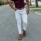 WIAOFELLAS  -  Mens Mid-Waist British Overalls Spring Summer New Outdoor Slim Trousers Straight-Leg Sports Pants Casual Work Pants