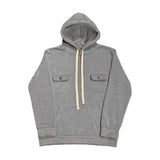 WIAOFELLAS  -  Men's American Sports Hooded Sweatshirt With Multiple Pockets Solid Color Fleece Warm Workwear Sweatshirt