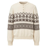 Wiaofellas  -  Men's Knitted Henry Sweaters Luxury Christmas Penguin Fair Island Long Sleeve Pullover Japanese Vintage Old Money Knitwear M-2XL