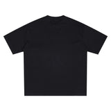 WIAOFELLAS  -  American Street Pure Cotton Abstract Graffiti Print Summer New Fashion Casual Short-Sleeved T-Shirt Mens Trendy Loose Top