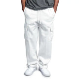 WIAOFELLAS  -  Plus Size M-4XL Men Loose Sport Jogger Pants Casual  Cotton  Gym Fitness Sweatpants Long