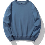 WIAOFELLAS  -  New Men's Autumn Velvet Sweatshirts Round Neck Solid Color Long Sleeved Tops Couples Coat Women Sweatshirt Casual Clothing MY542