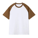 WIAOFELLAS  -  Summer Men's 245g Heavy Pure Cotton Short Sleeve T Shirt Trendy Brand Casual Streetwear Basic Top Loose T-shirt for Women