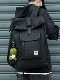 WIAOFELLAS  -  Tooling Backpack Design Niche College Student School Bag Female Large Capacity Fashion Brand Men's Travel Backpack