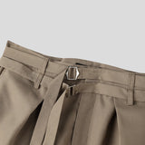 Wiaofellas  -  Men's Pants Solid Color High Waist Joggers Loose Wide Leg Trousers For Man Streetwear Fashion Casual Male Pants
