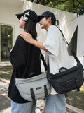WIAOFELLAS  -  Crossbody bag multifunctional chest bag sports shoulder bag street postman bag design backpack