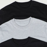 WIAOFELLAS  -  Japanese Korean Casual Sweatshirts Men Straight Base Shirt Splicing Striped Sleeves Fake Two-piece Solid Color Pullover T-shirt