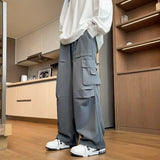 WIAOFELLAS  -  Working  for Men's Spring and Summer 2025 New American Charge Parachute Pants Loose Straight Wide-leg Trousers