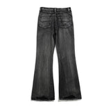 WIAOFELLAS  -  Washed Vintage Straight Wide Leg Denim Pants Men and Women High Street Baggy Casual Flare Jeans Pants  Y2K Oversized