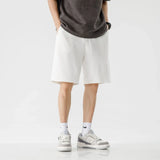 WIAOFELLAS  -  Men's Casual Shorts Summer Trendy Loose Sports Style for Men and Women The Same Solid Color Simple Pants