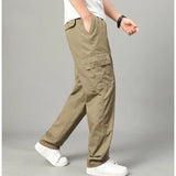WIAOFELLAS  -  Men's Cotton Workwear Pants Autumn Cargo Pants New In Large Size 6XL Casual Climbing Joggers Sweatpants Hombre Work Trousers Men