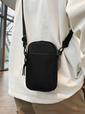 WIAOFELLAS  -  Crossbody bag men's lightweight simple shoulder bag fashion mobile phone bag sports purse multifunctional neck bag