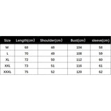 WIAOFELLAS  -  New Spring and Autumn Fashion Trend Simple Polo Collar Stripe Contrast Slouchy Style Casual Loose Men's Shirt Thin Coat