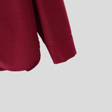 WIAOFELLAS  -  Men Shirt Solid Lapel Long Sleeve Loose Casual Men Clothing Korean Style Streetwear Pockets Fashion Tops Male Shirts