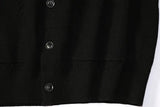 WIAOFELLAS  -  Simple Japanese Retro Sweater Vest Jacket Men's Knitted Cardigan Exterior Vest Trendy
