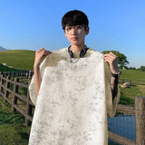 WIAOFELLAS  -  New Tie Dye Men's Short Sleeve 3D Print T-shirt Round Neck Loose Summer Oversized Casual T-Shirt Men's Clothes Graphic T Shirts