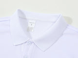 Wiaofellas  -  Men's Solid Color Polo Shirt Summer Casual Breathable Short Sleeve T-Shirt Men Fashion High Quality Slim Tees