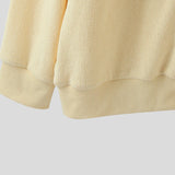 WIAOFELLAS  -  Men Cardigan Solid Knitted V Neck Long Sleeve Men Sweaters Streetwear Loose Korean Style Fashion Casual Men Clothing