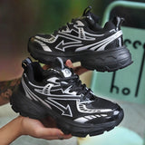 WIAOFELLAS  -  Men's Casual Sneakers Comfortable Running Sports Shoes Soft Tennis Shoes Vintage Trainers Lace Up Walking Jogging Sneakers 39-44