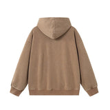 WIAOFELLAS  -  Autumn Winter Hooded Hoodies Men Zipper American Retro Sweatshirt Outwear Male Solid Casual Sports Hooded Sweatshirts Cardigans