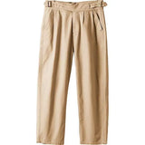 Wiaofellas  -  Spring Autumn Vintage Men's Gurkha Pants British Style Casual Straight Trousers Adjustable Waist Belt Naples Pant For Male