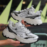 WIAOFELLAS  -  Men's Casual Sneakers Comfortable Running Sports Shoes Soft Tennis Shoes Vintage Trainers Lace Up Walking Jogging Sneakers 39-44