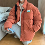 Wiaofellas  -  Harajuku Men's Warm Parkas Winter Coat Corduroy Cotton Oversize Male Winter Jackets Windbreaker Padded Coat Woman Parkas