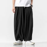 WIAOFELLAS  -  Spring Summer Men's Harem Pants Harajuku Casual Trousers Man Jogger Sweatpants Streetwear Solid Hip Hop Loose Ankle Length Pants