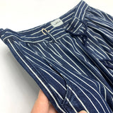 WIAOFELLAS  -  Striped slacks Loose straight cone slacks Hip hop niners wide leg striped slacks