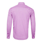 WIAOFELLAS  -  Casual Shirt Plaid Print Top Basic Men'S Long Sleeve Single Breasted Casual Versatile Lapel Basic Suitable For Work Daily Wear