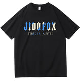 WIAOFELLAS  -  Summer Mens T-Shirts Brand Mens Casual Stretch Loose Cotton Short Sleeve T-shirt Print Couple Street Sport T-Shirt