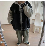 WIAOFELLAS  -  Baseball Jersey Men's New Oversized Loose Men's Casual Jacket Trendy Cotton Jacket