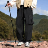 Wiaofellas  -  New Straight-Leg Casual Sport Cargo Pants for Men and Women Fashionable Versatile Outdoor Workwear Leisure Trousers